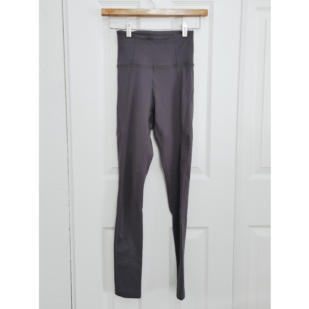 girlfriend collective compressive high rise full length leggings shadow